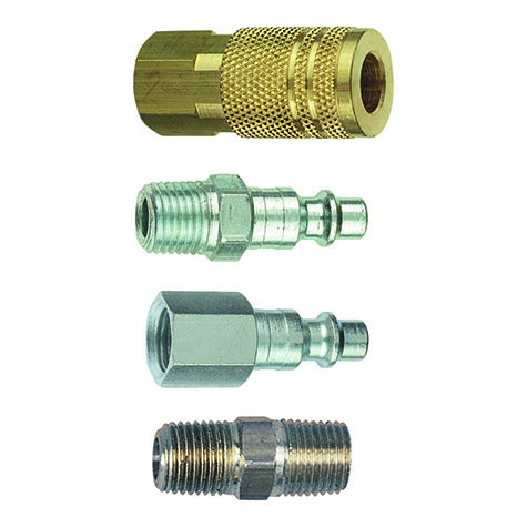 Tru-Flate 1/4in I/M Design x 1/4in NPT Mixed Plug/Coupler Set product photo