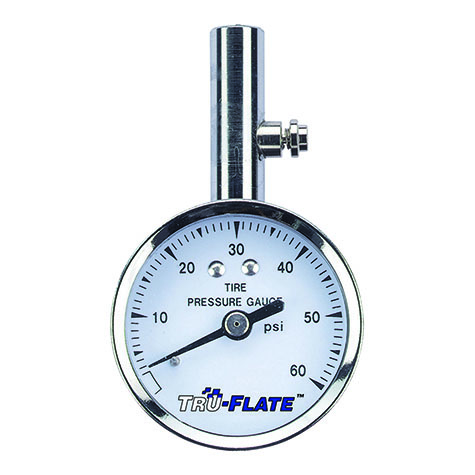 Tru-Flate Dial Tire Gauge (10-60 PSI) product photo