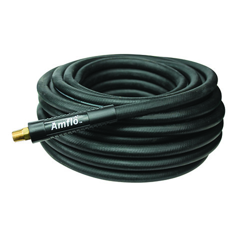 Amflo 3/8in x 50' Heavy Duty Rubber Air Hose - Black product photo