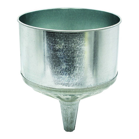 LubriMatic Galvanized Steel Tractor Funnel - 8 qt. product photo