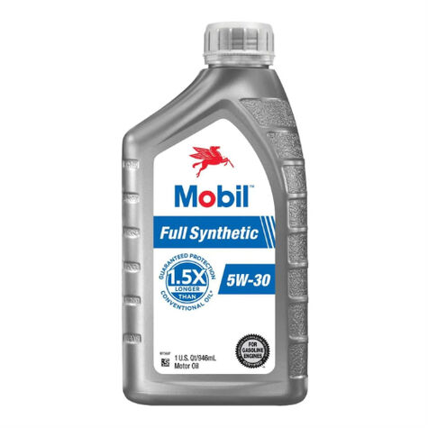 Mobil Full Synthetic Motor Oil SAE 5W-30 - Quart product photo