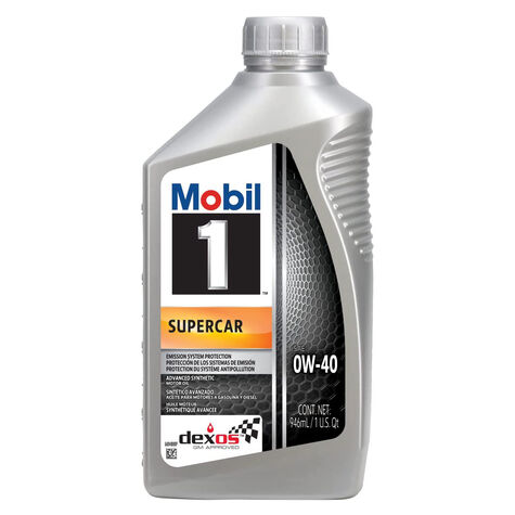 MOBIL 1 SUPERCAR 0W40 6/1QT product photo
