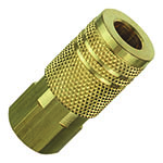 Amflo 1/4in I/M Design  x 1/4in FNPT Brass Coupler product photo