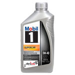 MOBIL 1 SUPERCAR 0W40 6/1QT product photo