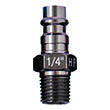 Tru-Flate 1/4in HI FLO Design  x 1/4in MNPT Aluminum Plug product photo