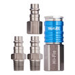 Tru-Flate 1/4" HI FLO Design x 1/4" NPT Aluminum Plug/Coupler Set product photo