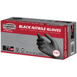 Service Champ Black Nitrile Gloves w/Grip - Large product photo